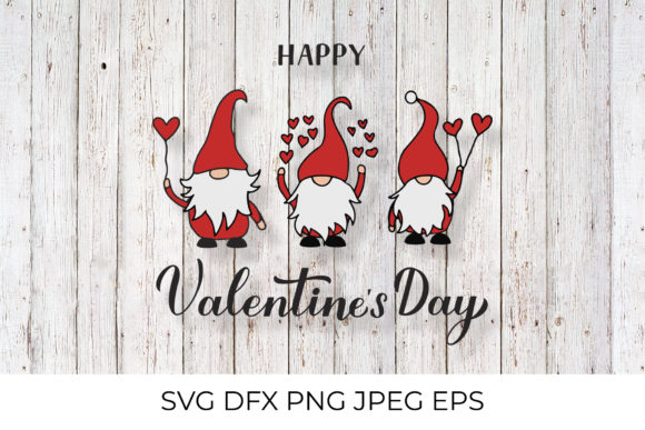 Download Happy Valentine’s Day. Cute Gnomes. - Valentine Collection