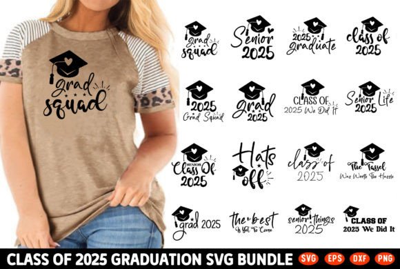 Download Class of 2025 Graduation Svg Bundle - Class of 2025 Collection