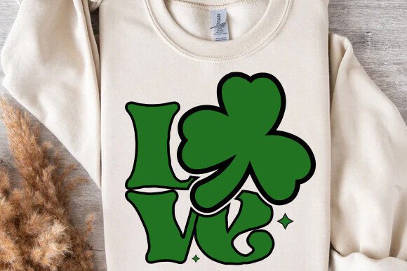 Download Love Cute Green St Patrick's Day Shirt - Premium Bundle