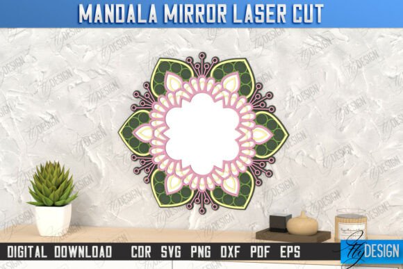 Download Mandala Frame Laser Cut | Mirror Frame - Premium Resources