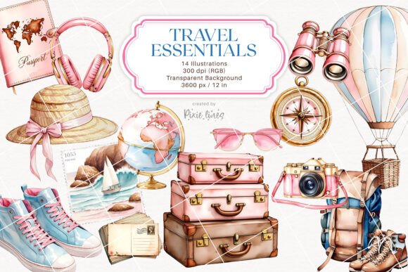 Download Travel, Vacation and Wanderlust Elements - Travel Collection