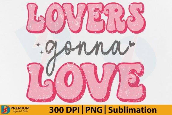 Download Retro Valentine PNG, Lovers Gonna Love - Valentine Collection