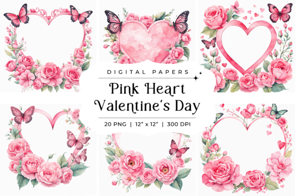 Download Pink Heart Valentines Day Background - Valentine Collection