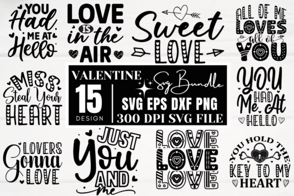 Download Valentine SVG Bundle - Valentine Collection