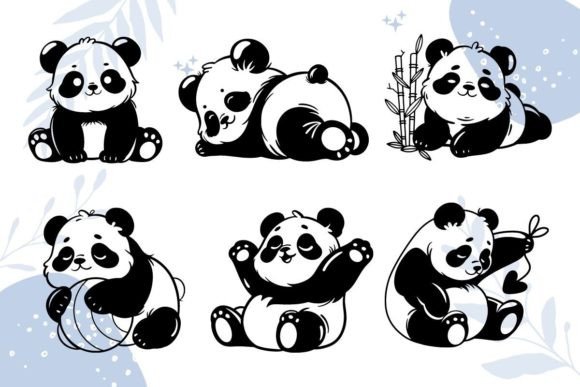 Download Cute Panda Character SVG - Premium Resources
