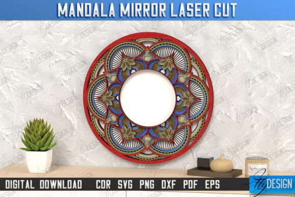 Download Mandala Frame Laser Cut | Mirror Frame - Premium Bundle